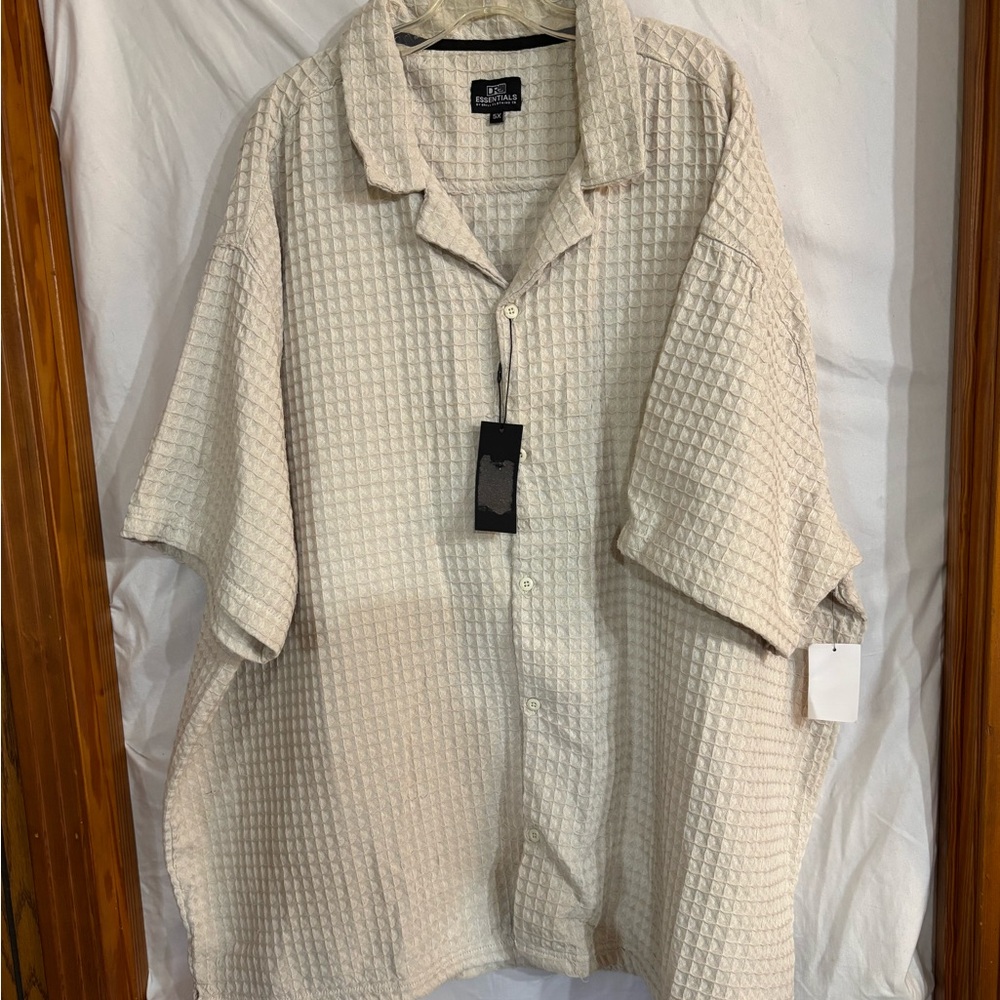 Black Label Men's Cream Shirt